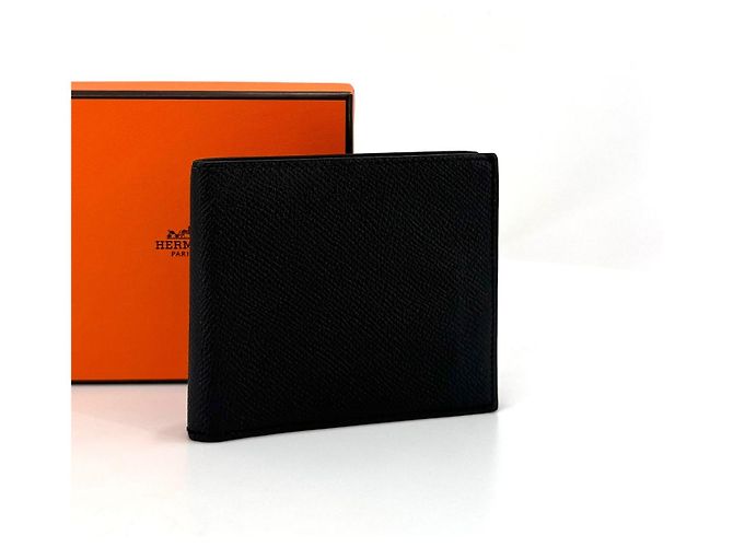 Hermès Citizen Twill Bi-Fold Wallet Black - view 2