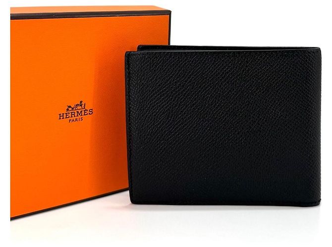 Hermès Citizen Twill Bi-Fold Wallet Black - view 3