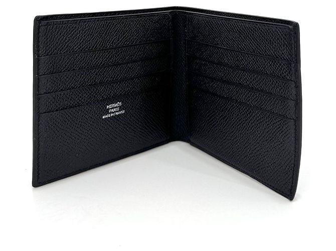 Hermès Citizen Twill Bi-Fold Wallet Black - view 6