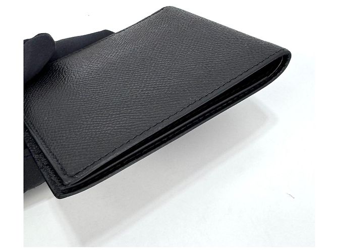 Hermès Citizen Twill Bi-Fold Wallet Black - view 8