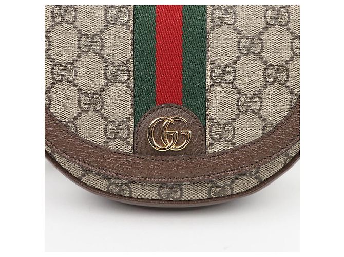 Gucci Borsa a tracolla Mini GG Ophidia Brown - vista 2