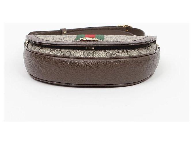 Gucci Borsa a tracolla Mini GG Ophidia Brown - vista 5