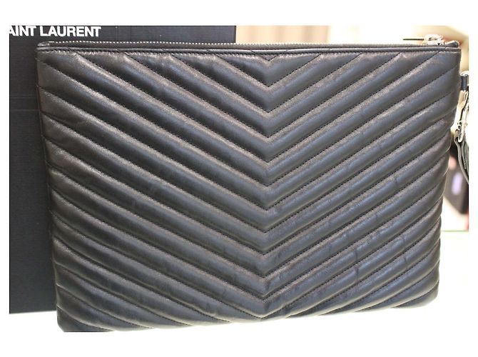 Autre Marque Clutch para Tablet Acolchada Monogram Silver - vista 6