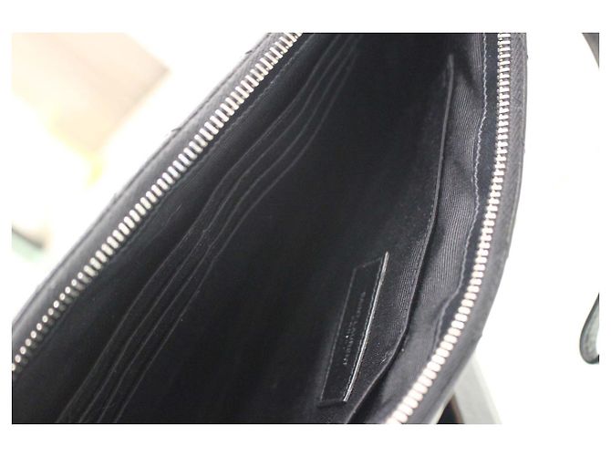 Autre Marque Clutch para Tablet Acolchada Monogram Silver - vista 7