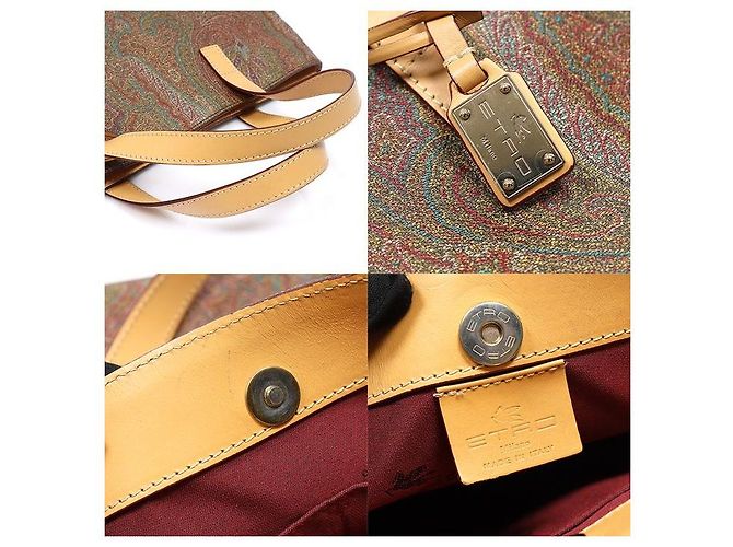 Etro Paisley Canvas Shopping Tote - view 7