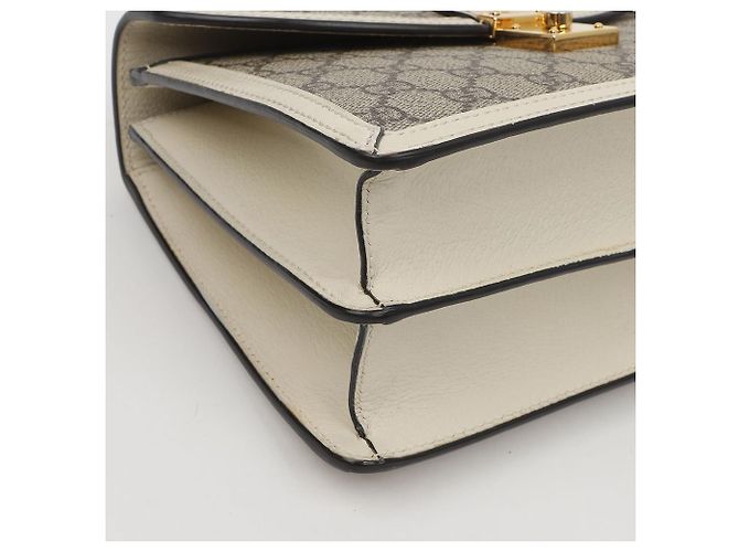 Gucci Borsa Ophidia GG Small Top Handle Bag White - vista 10