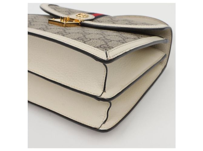 Gucci Borsa Ophidia GG Small Top Handle Bag White - vista 9