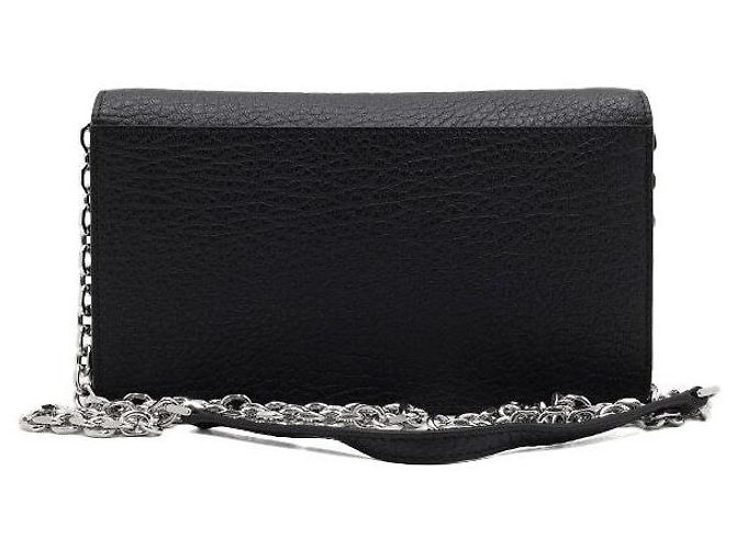 Maison Martin Margiela Borsa a tracolla WOC con catena e cuciture nere - vista 4