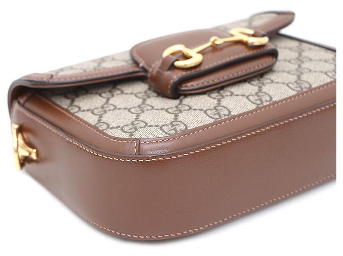 Gucci Mini Borsa a Tracolla e a Spalla Horsebit - vista 5
