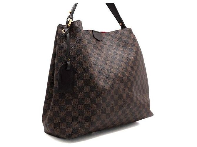 Louis Vuitton Borsa a tracolla Graceful MM Damier Canvas - vista 3