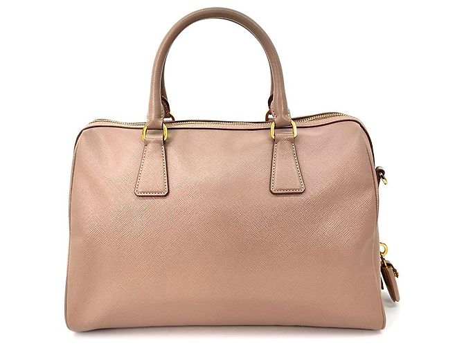 Prada Borsa Tote Saffiano Lux Cameo Beige - vista 4