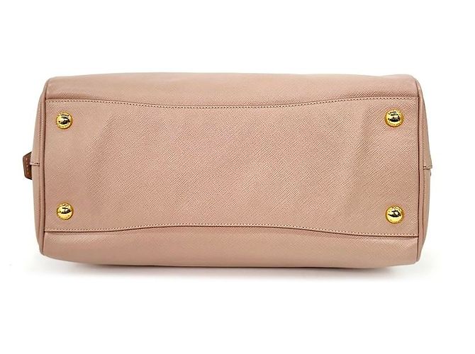 Prada Borsa Tote Saffiano Lux Cameo Beige - vista 5