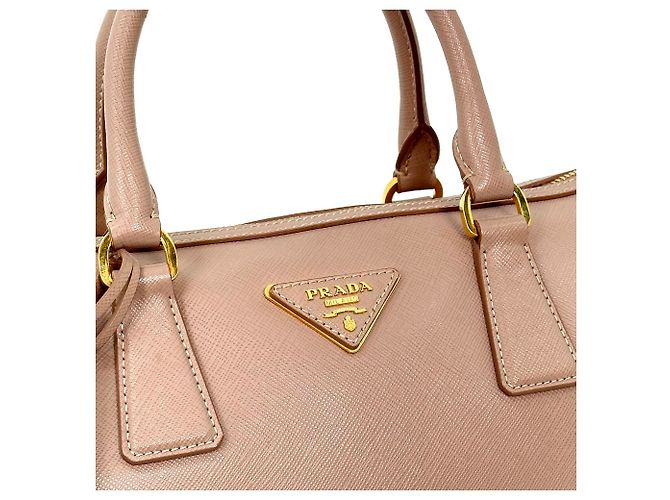 Prada Borsa Tote Saffiano Lux Cameo Beige - vista 6