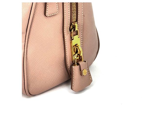 Prada Borsa Tote Saffiano Lux Cameo Beige - vista 7