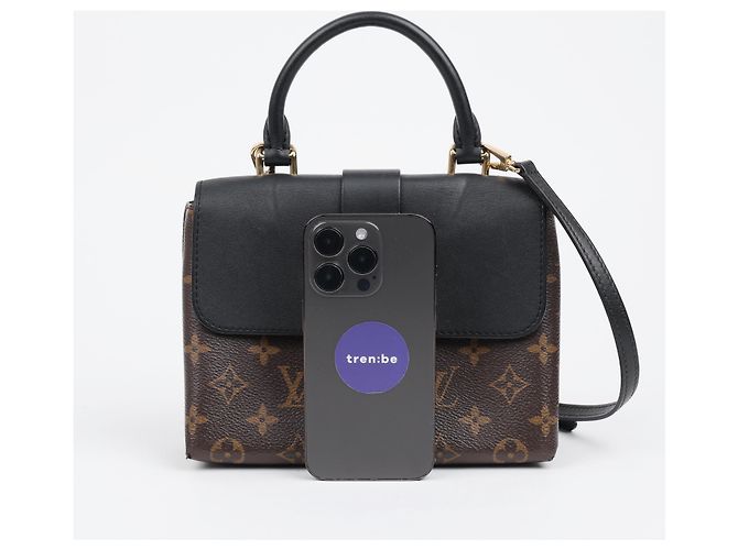 Louis Vuitton Monogram Canvas Tote Schultertasche Schwarz - Ansicht 18
