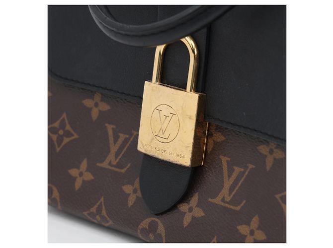 Louis Vuitton Monogram Canvas Tote Schultertasche Schwarz - Ansicht 4