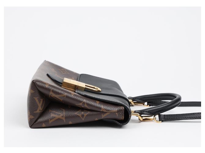 Louis Vuitton Monogram Canvas Tote Schultertasche Schwarz - Ansicht 7