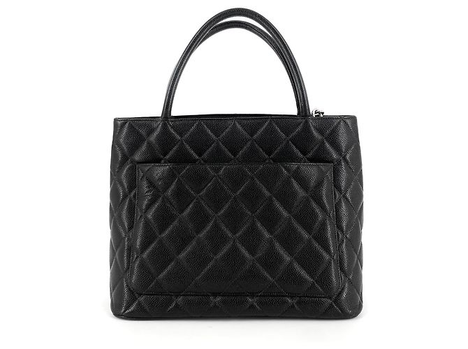 Chanel Borsa Tote Caviar Medallion Coin Bag - vista 2