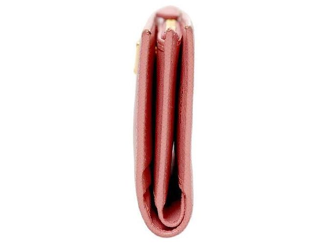 Prada Saffiano Geldbörse aus Leder Rosa - Ansicht 2