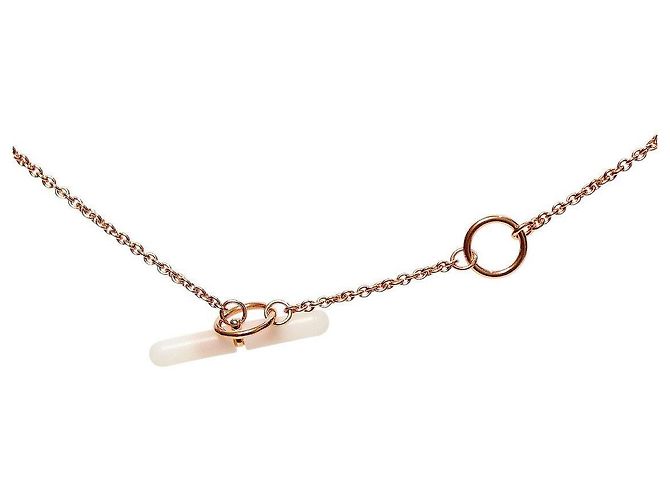 Hermès Mini Mailon Halskette Rosa - Ansicht 4