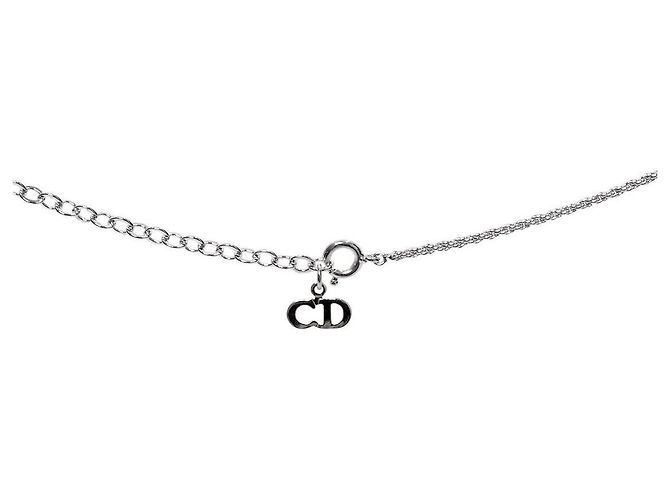 Collar Dior plata - vista 3