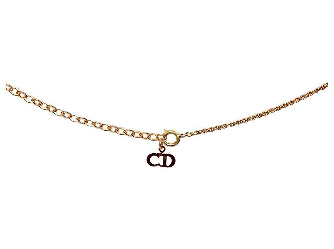 Dior Collana Oblique in oro con cuore in zircone - vista 3