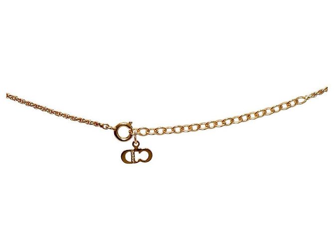 Dior Collana Oblique in oro con cuore in zircone - vista 4