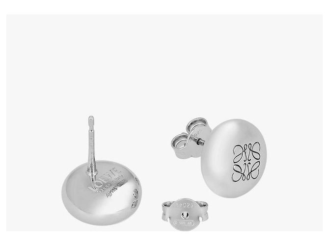 Loewe Orecchini a bottone Pebble in argento - vista 5