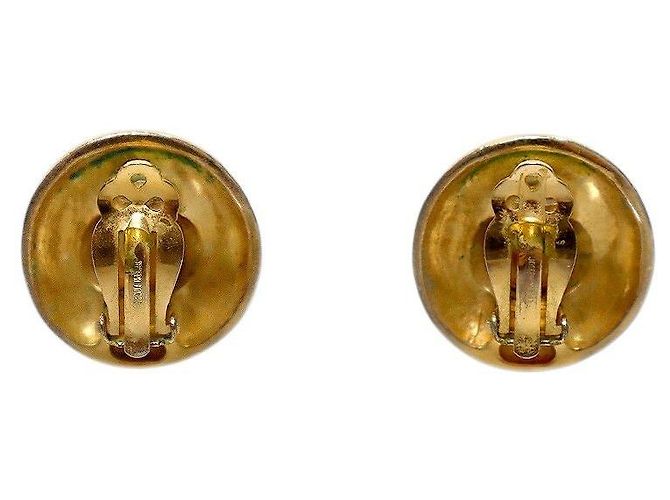 Chanel Pendientes redondos CC Gold - vista 3