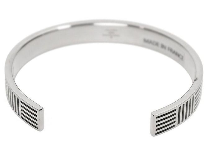 Louis Vuitton Bracciale Rigido Damier Silver - vista 3