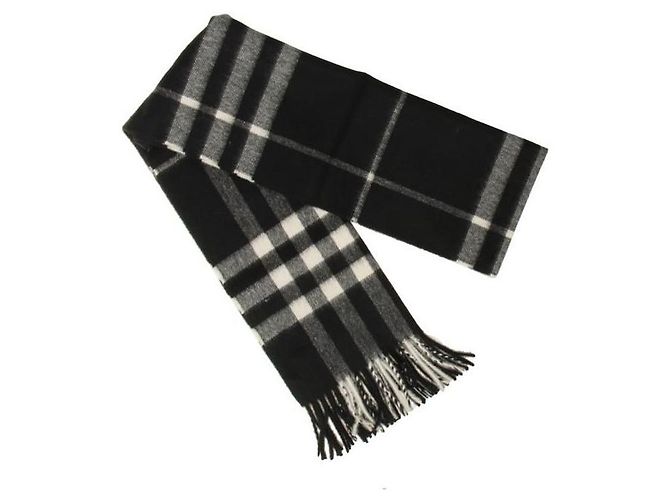 Sciarpa Burberry in cashmere a quadri - vista 2