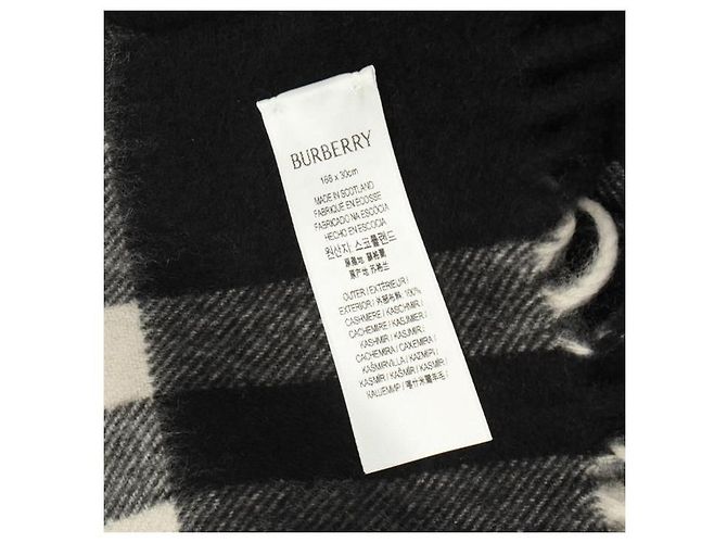 Sciarpa Burberry in cashmere a quadri - vista 3