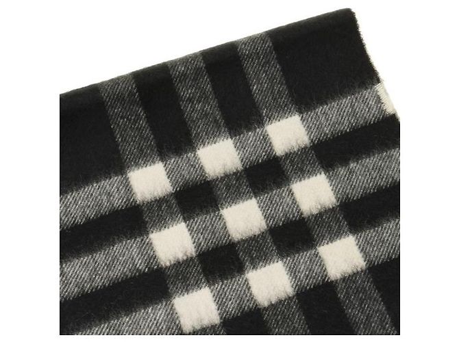 Sciarpa Burberry in cashmere a quadri - vista 5