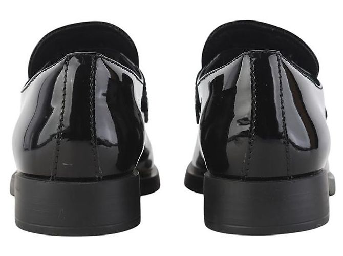 Prada Mocassini in pelle spazzolata con logo triangolare Taglia - vista 4
