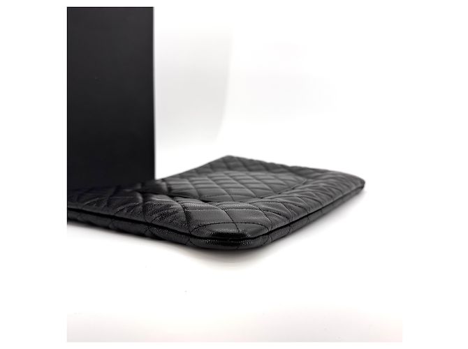 Chanel Clutch Caviar Classic Large Case - vista 3
