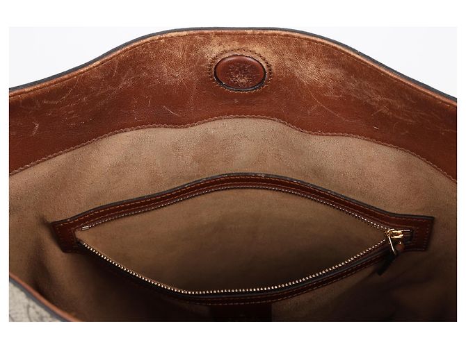 Gucci Borsa Tote e a tracolla GG Supreme Canvas Brown - vista 20