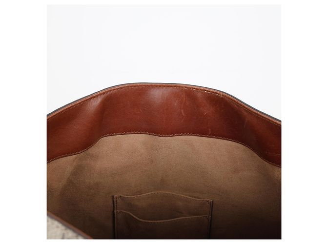 Gucci Borsa Tote e a tracolla GG Supreme Canvas Brown - vista 21