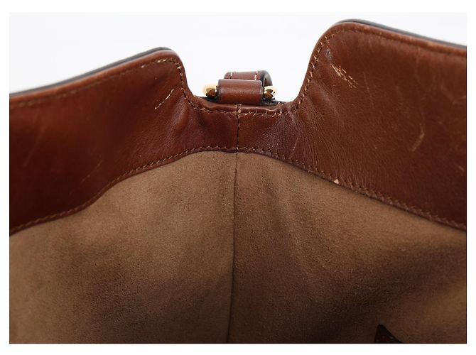 Gucci Borsa Tote e a tracolla GG Supreme Canvas Brown - vista 23