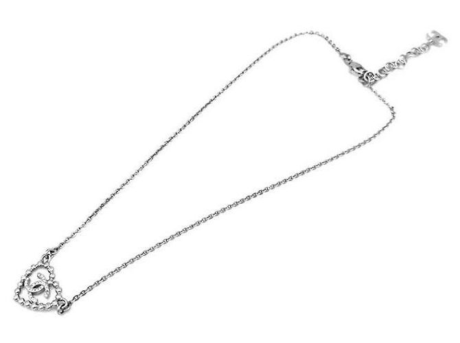 Chanel Collar Gargantilla de Cadena con Corazón - vista 3