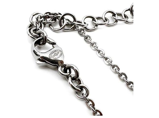 Chanel Collar Gargantilla de Cadena con Corazón - vista 4