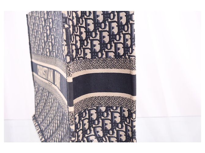 Dior Book Tote Large Ricamato Oblique - vista 15