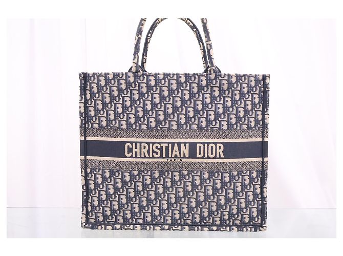 Dior Book Tote Large Ricamato Oblique - vista 2