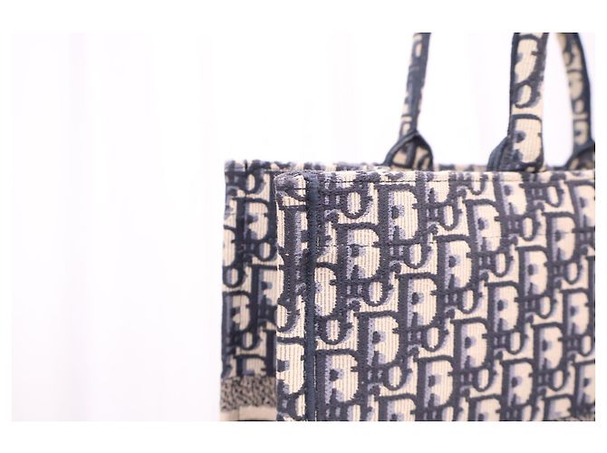 Dior Book Tote Large Ricamato Oblique - vista 5