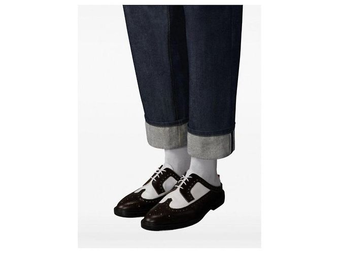 Thom Browne Pantaloni in denim selvage - vista 8