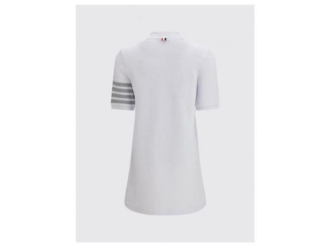 Thom Browne Vestido polo Bar de piqué texturizado - vista 6