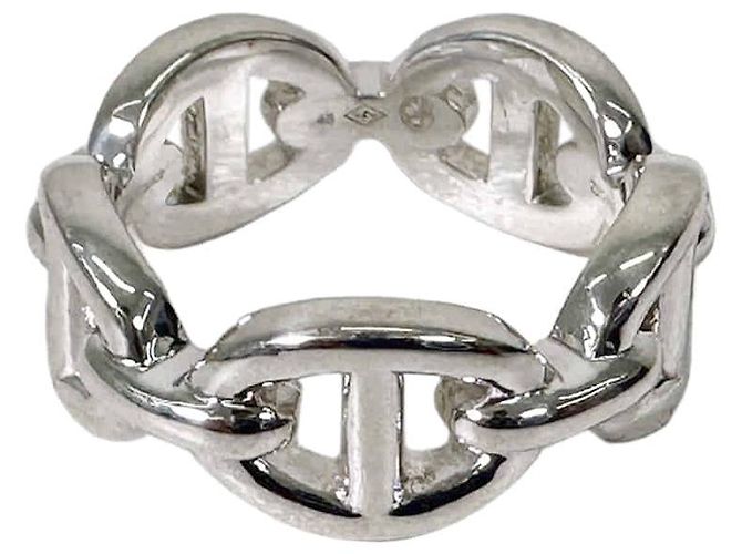 Hermès Chandale Chain Ring Small Silver - view 4