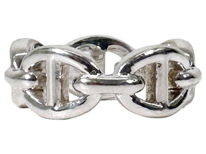 Hermès Chandale Chain Ring Small Silver - view 5