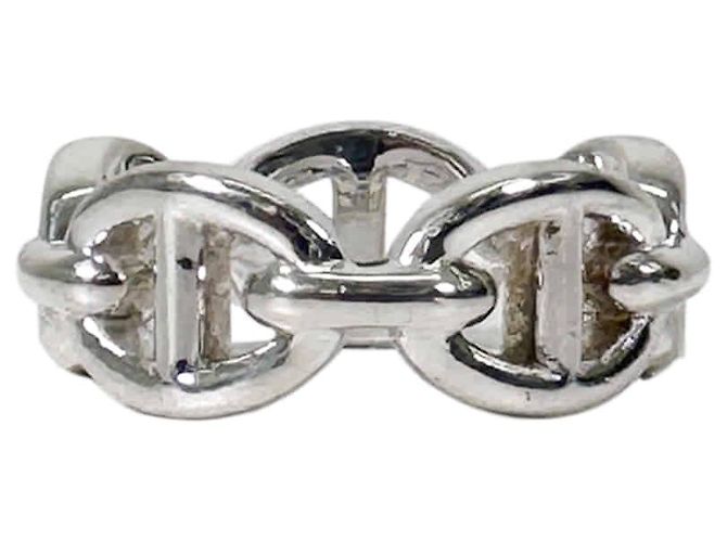 Hermès Chandale Chain Ring Small Silver - view 6