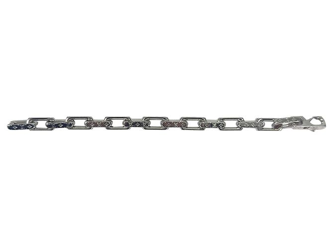 Louis Vuitton Bracelete de corrente Monogram Large Silver - vista 4