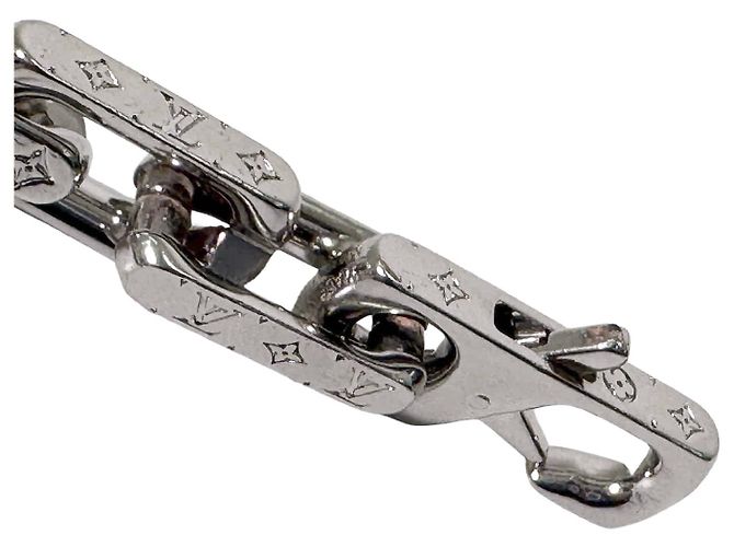 Louis Vuitton Bracelete de corrente Monogram Large Silver - vista 5